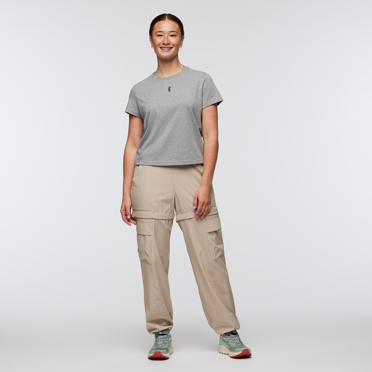 Llama Icon T-Shirt - Women's - Heather Grey - US 2951