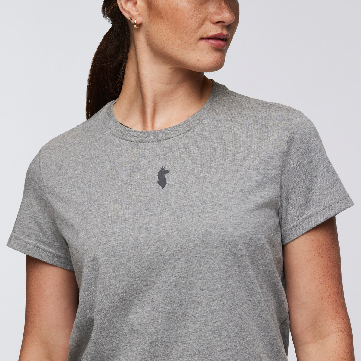 Llama Icon T-Shirt - Women's - Heather Grey - US 2951