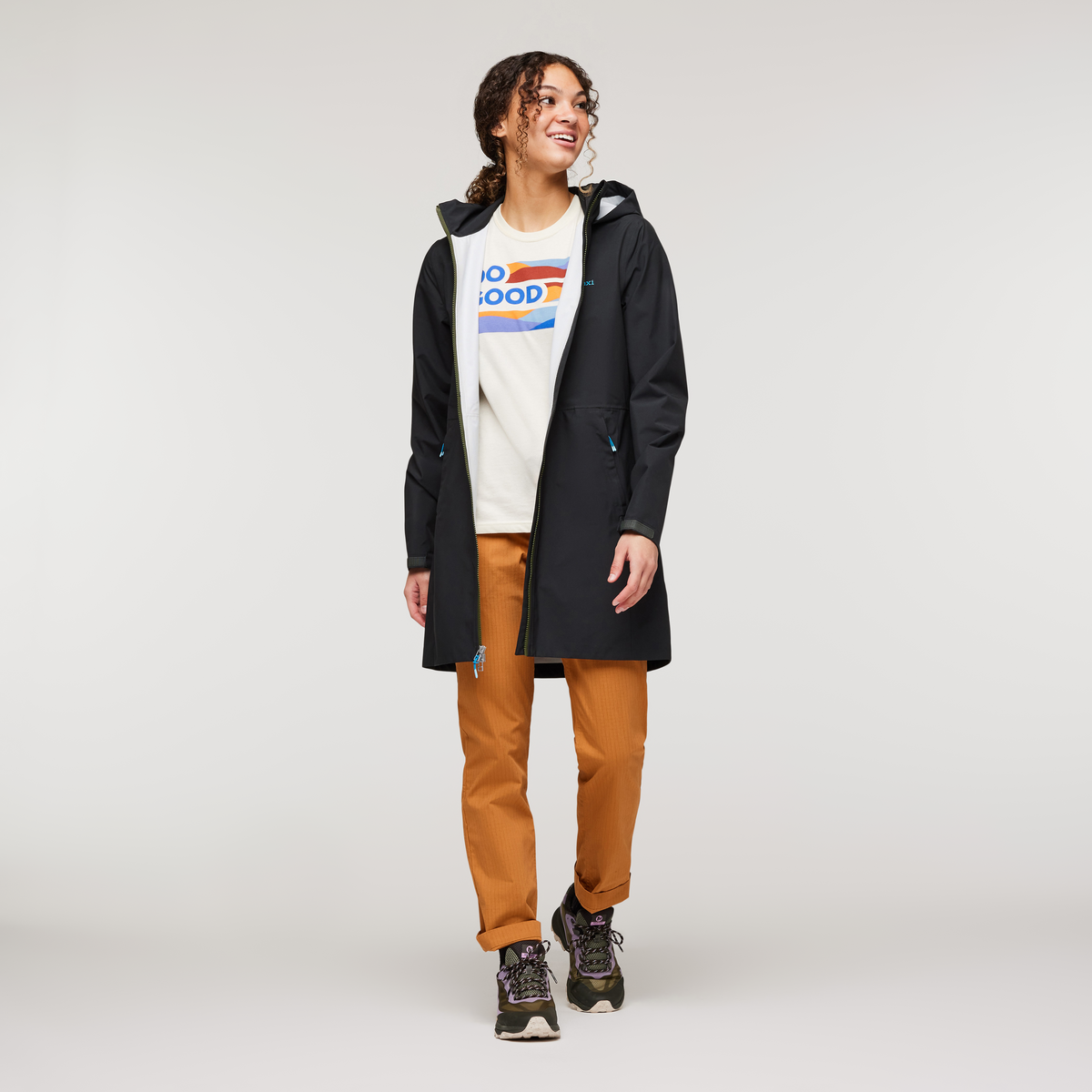 Cielo Rain Trench - Women's - Black - US 6201
