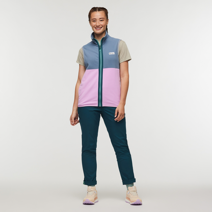 Amado Fleece Vest - Women's - Tempest/Orchid Bloom - US 4281