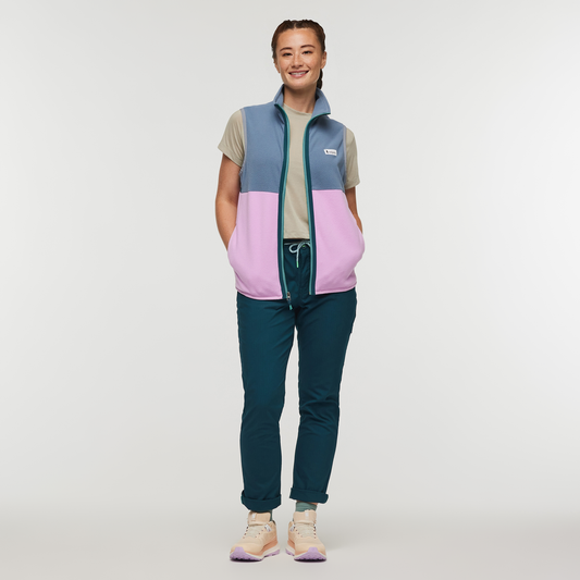 Amado Fleece Vest - Women's - Tempest/Orchid Bloom - US 4281