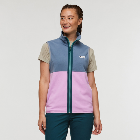 Amado Fleece Vest - Women's - Tempest/Orchid Bloom - US 4281