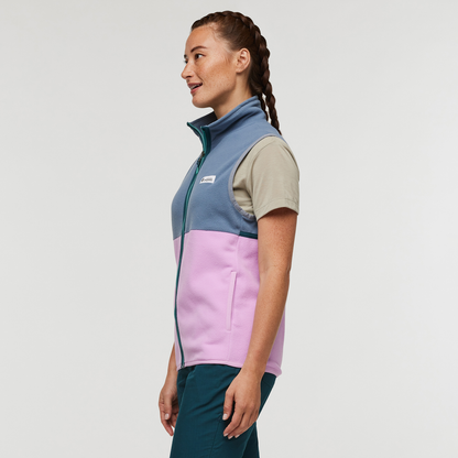 Amado Fleece Vest - Women's - Tempest/Orchid Bloom - US 4281