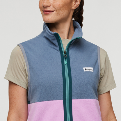 Amado Fleece Vest - Women's - Tempest/Orchid Bloom - US 4281