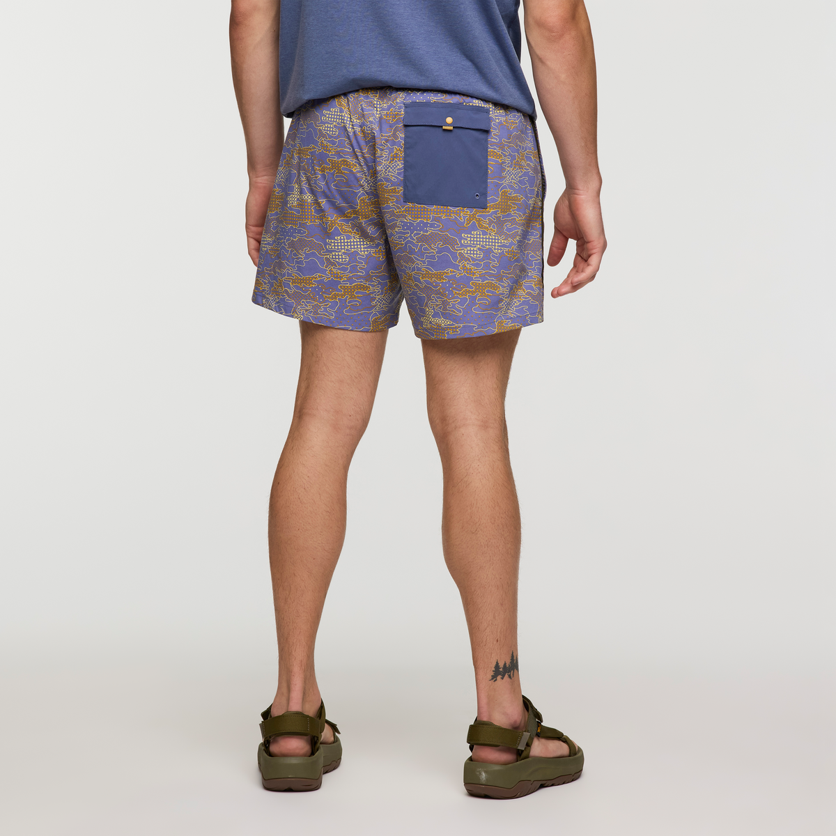 Brinco 5" Short - Print - Men's - Scenic Route Blue Smoke - US 9243