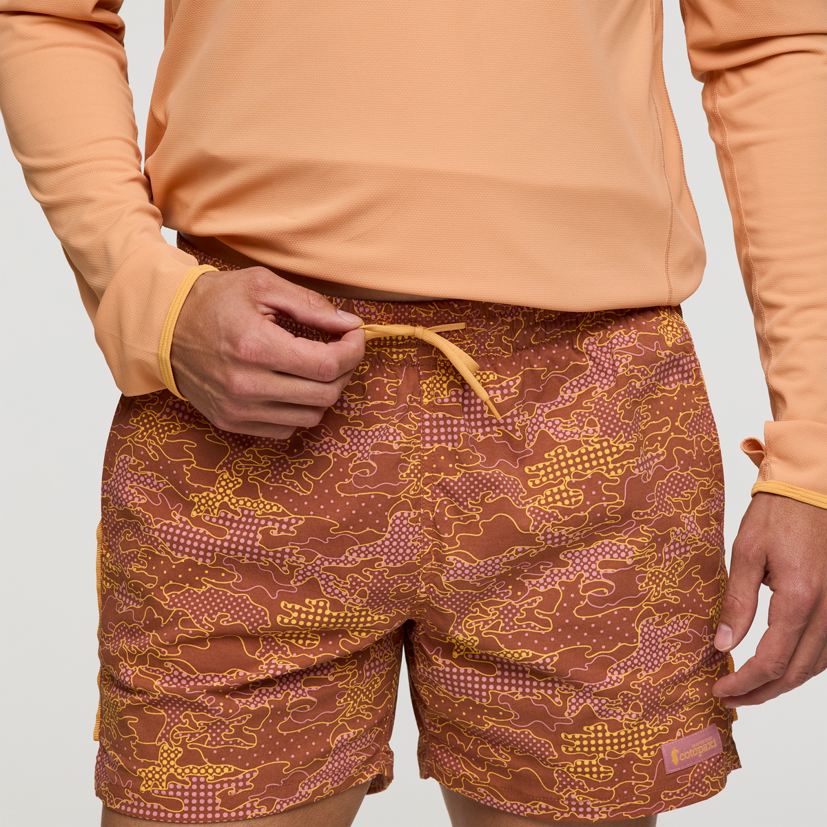 Brinco 5" Short - Print - Men's - Scenic Route Faded Brick - US 6590