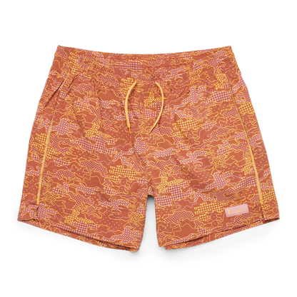 Brinco 5" Short - Print - Men's - Scenic Route Faded Brick - US 6590
