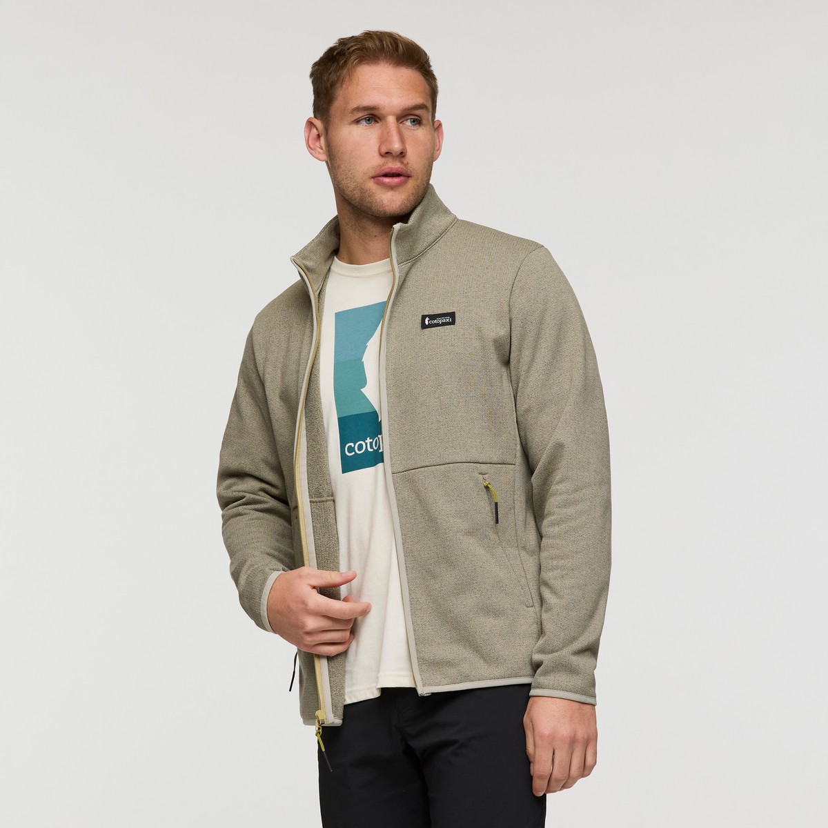 Envo Fleece Full-Zip Jacket - Men's - Heather Pebble - US 2419