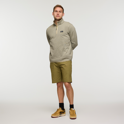 Envo Fleece Quarter-Zip Pullover - Men's - Heather Pebble - US 8423