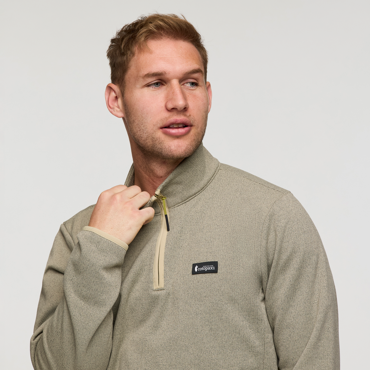 Envo Fleece Quarter-Zip Pullover - Men's - Heather Pebble - US 8423