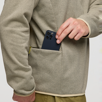 Envo Fleece Quarter-Zip Pullover - Men's - Heather Pebble - US 8423