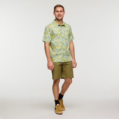 Estival Button Up Shirt - Print - Men's - Galactic Lemongrass - US 5377