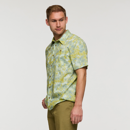 Estival Button Up Shirt - Print - Men's - Galactic Lemongrass - US 5377