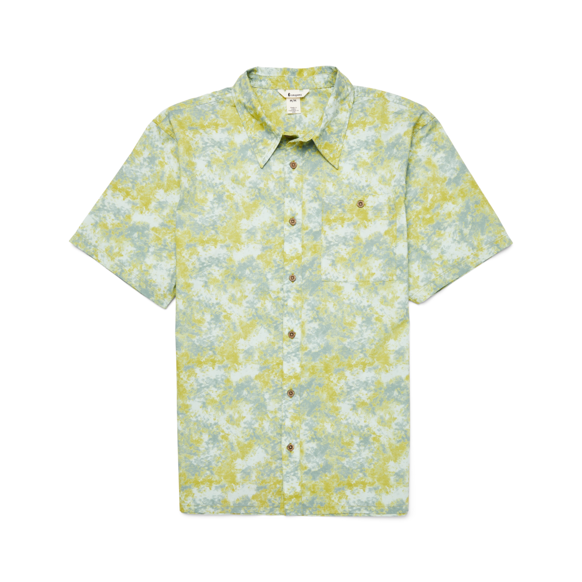 Estival Button Up Shirt - Print - Men's - Galactic Lemongrass - US 5377