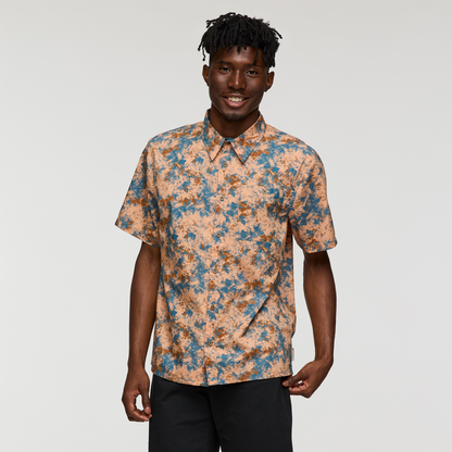 Estival Button Up Shirt - Print - Men's - Galactic Lemongrass - US 5377