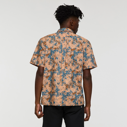Estival Button Up Shirt - Print - Men's - Galactic Lemongrass - US 5377