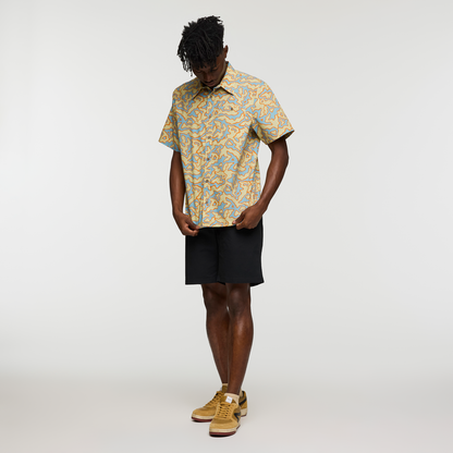 Estival Button Up Shirt - Print - Men's - Island Llama Grain - US 2713