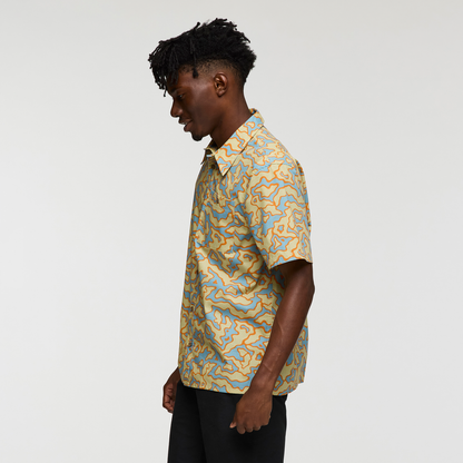 Estival Button Up Shirt - Print - Men's - Island Llama Grain - US 2713