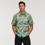 Estival Button Up Shirt - Print - Men's - Reflections Silver Leaf - US 7553