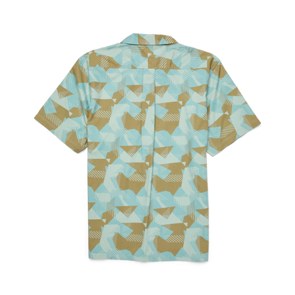 Estival Button Up Shirt - Print - Men's - Reflections Silver Leaf - US 7553