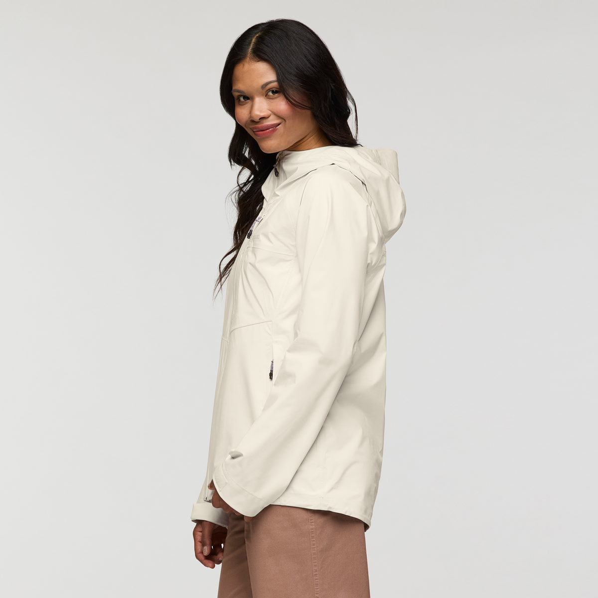 Impermeo 3L Hooded Shell Jacket - Women's - Cotopaxi Bone - US 1835