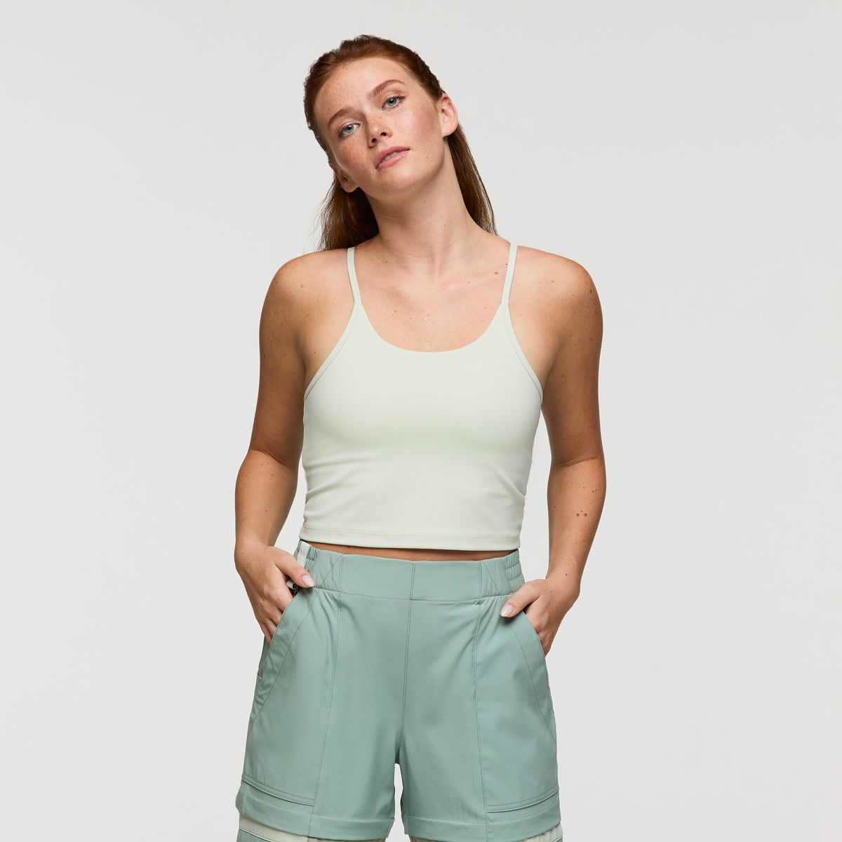 Muevo Scoop Tank - Women's - Blue Smoke - US 4067