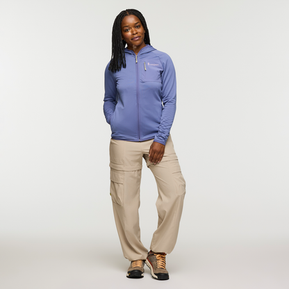 Otero Fleece Full-Zip Hooded Jacket - Women's - Blue Smoke - US 2991