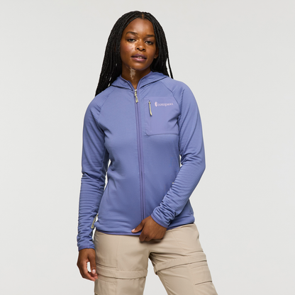 Otero Fleece Full-Zip Hooded Jacket - Women's - Blue Smoke - US 2991