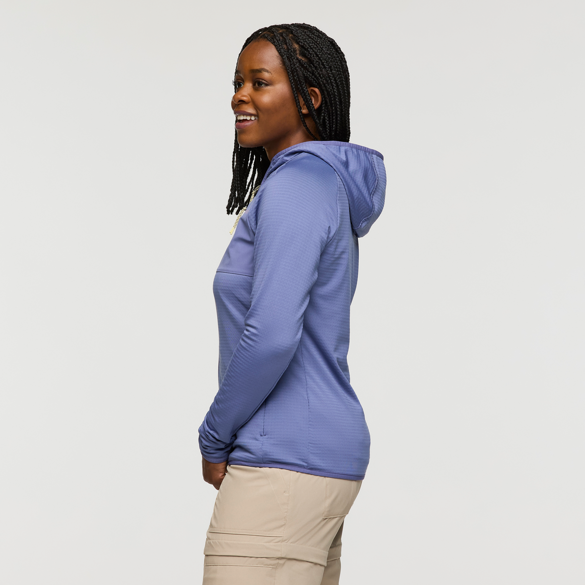 Otero Fleece Full-Zip Hooded Jacket - Women's - Blue Smoke - US 2991