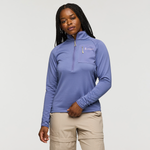 Otero Fleece Half-Zip Pullover - Women's - Blue Smoke - US 9665