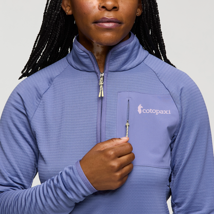 Otero Fleece Half-Zip Pullover - Women's - Blue Smoke - US 9665