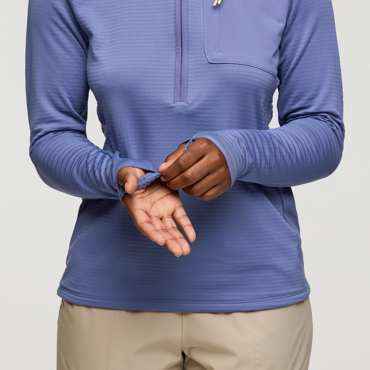 Otero Fleece Half-Zip Pullover - Women's - Blue Smoke - US 9665