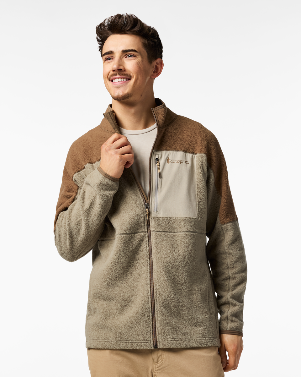 Abrazo Fleece Full-Zip Jacket - Men's - Dune/Stone - US 7413
