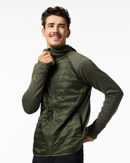 Capa Hybrid Insulated Hooded Jacket - Men's - Fatigue - US 6751