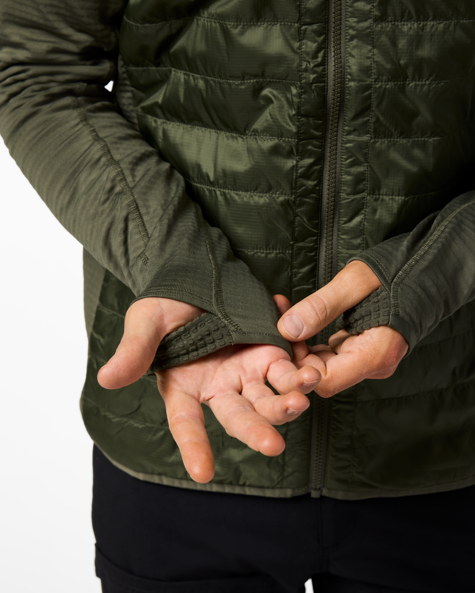 Capa Hybrid Insulated Hooded Jacket - Men's - Fatigue - US 6751