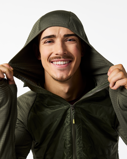 Capa Hybrid Insulated Hooded Jacket - Men's - Fatigue - US 6751
