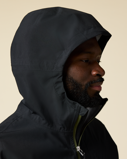 Cielo Rain Jacket - Men's - All Black - US 5452