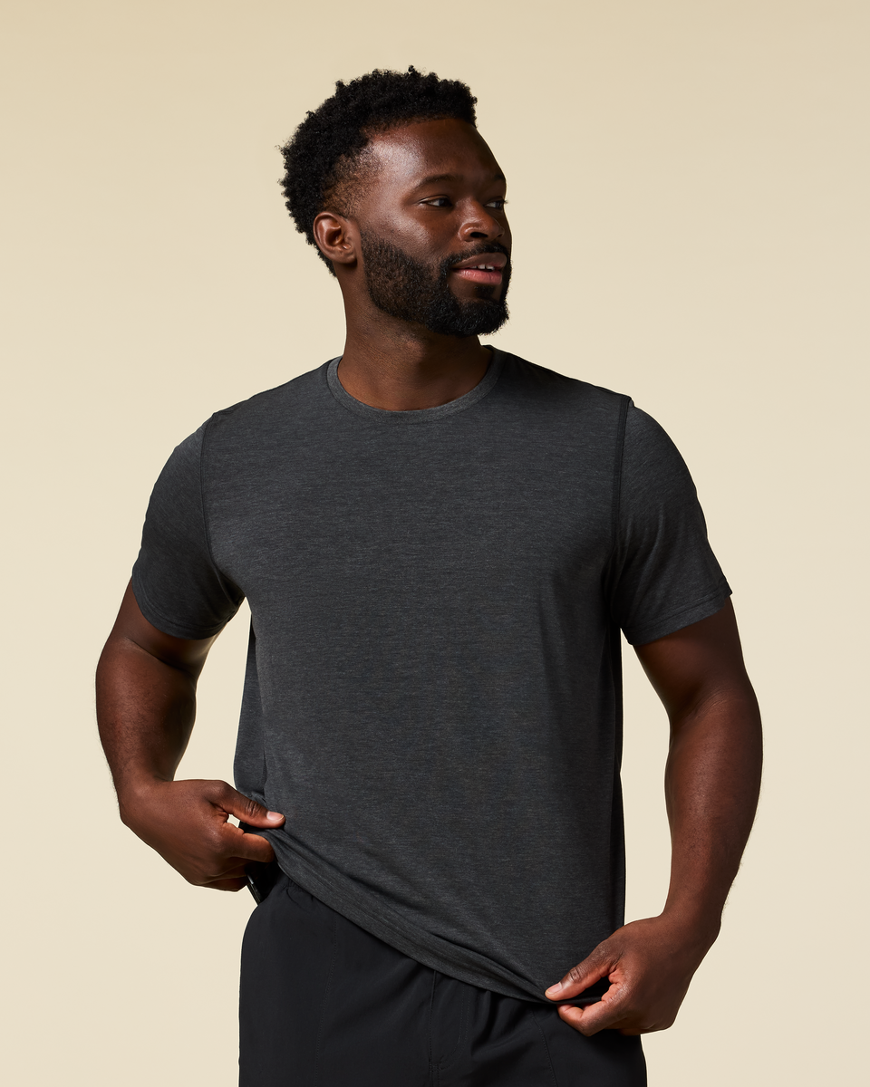 Empaca Crew T-Shirt - Men's - Heather Black - US 3743