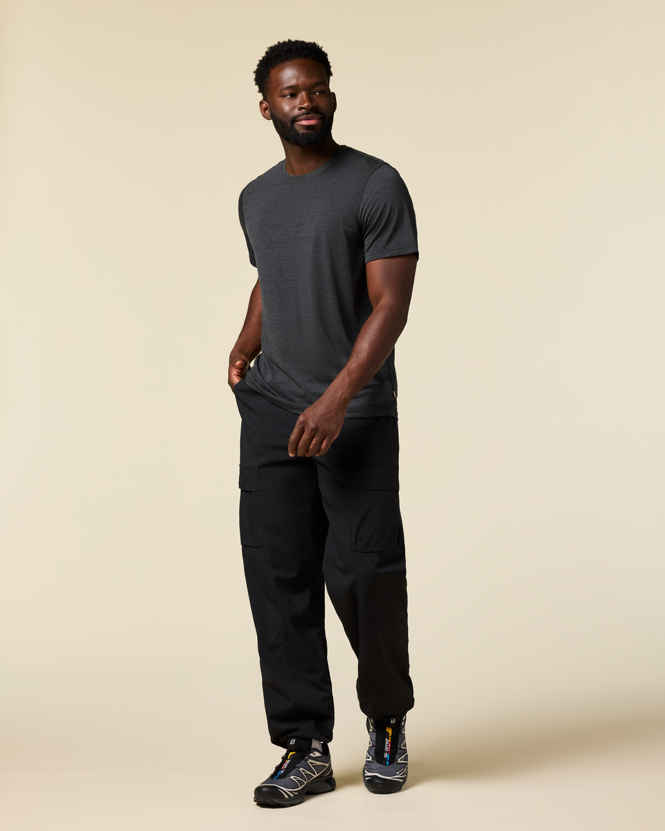 Empaca Crew T-Shirt - Men's - Heather Black - US 3743