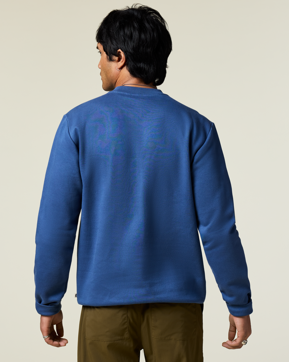 Lava Llama Crew Sweatshirt - Men's - Deep Sea - US 2077