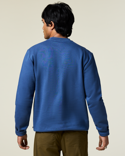 Lava Llama Crew Sweatshirt - Men's - Deep Sea - US 2077