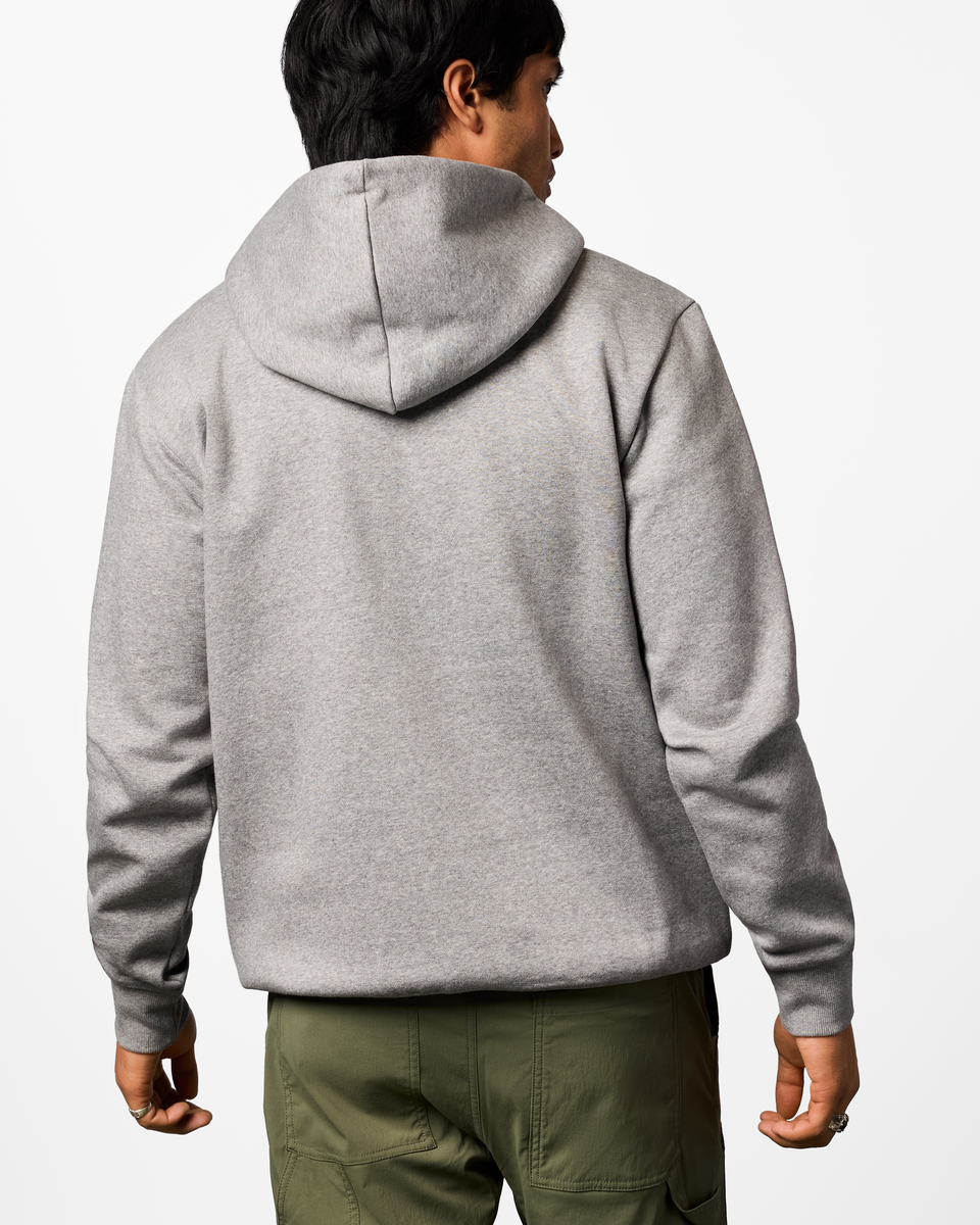 Llama Patch Pullover Hoodie - Men's - Heather Grey - US 9286