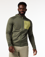 Otero Fleece Full-Zip Hooded Jacket - Men's - Fatigue - US 2780