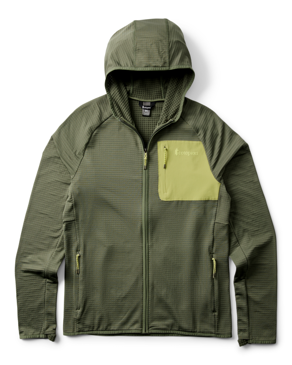 Otero Fleece Full-Zip Hooded Jacket - Men's - Fatigue - US 2780