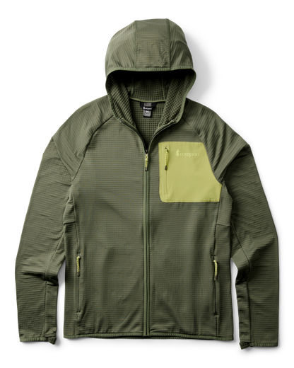 Otero Fleece Full-Zip Hooded Jacket - Men's - Fatigue - US 2780