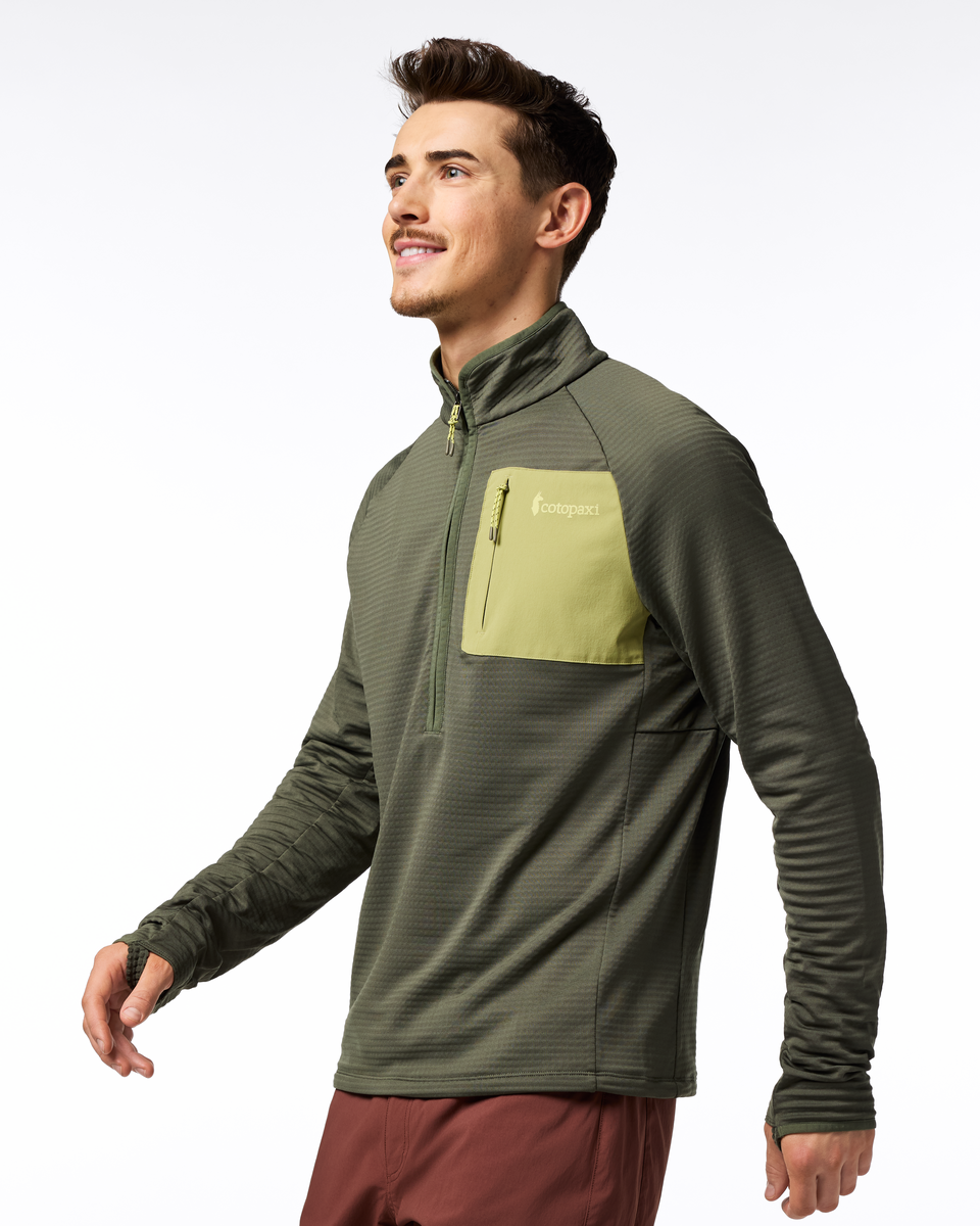 Otero Fleece Half-Zip Pullover - Men's - Fatigue - US 7374