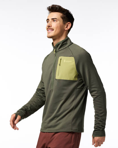 Otero Fleece Half-Zip Pullover - Men's - Fatigue - US 7374