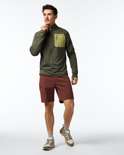 Otero Fleece Half-Zip Pullover - Men's - Fatigue - US 7374