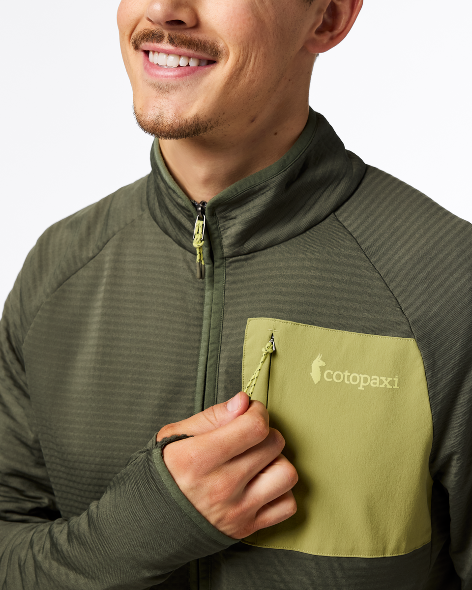 Otero Fleece Half-Zip Pullover - Men's - Fatigue - US 7374