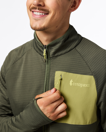 Otero Fleece Half-Zip Pullover - Men's - Fatigue - US 7374